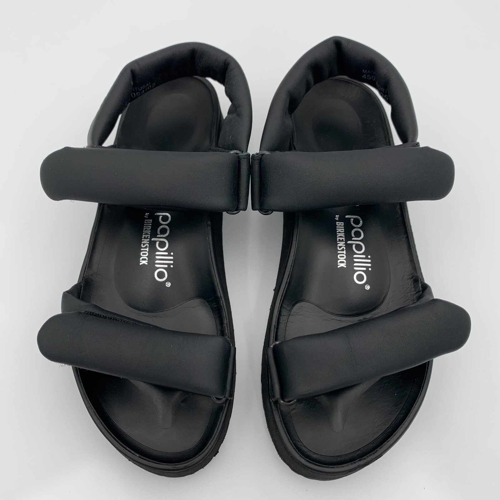 Birkenstock New w/o Box Papillio Theda Black Natural Leather Narrow Select Size
