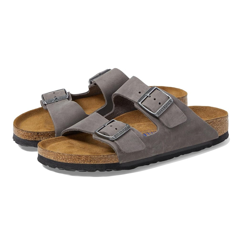 Birkenstock Arizona Iron Oiled Leather Two-strap Sandal Women’s shoes