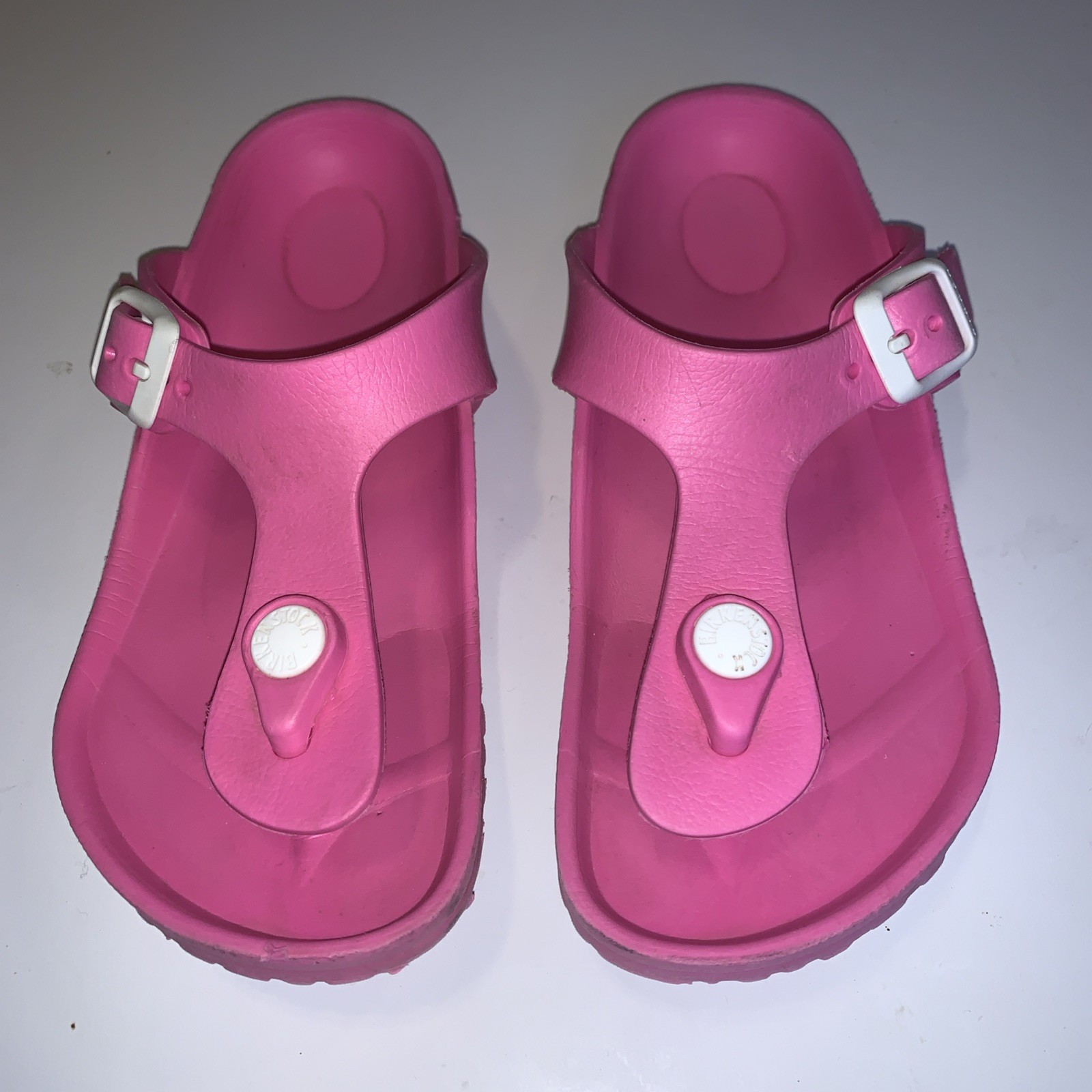 Birkenstock Gizeh EVA Sandals Pink Kids 12 Womens 5 5.5 Thong