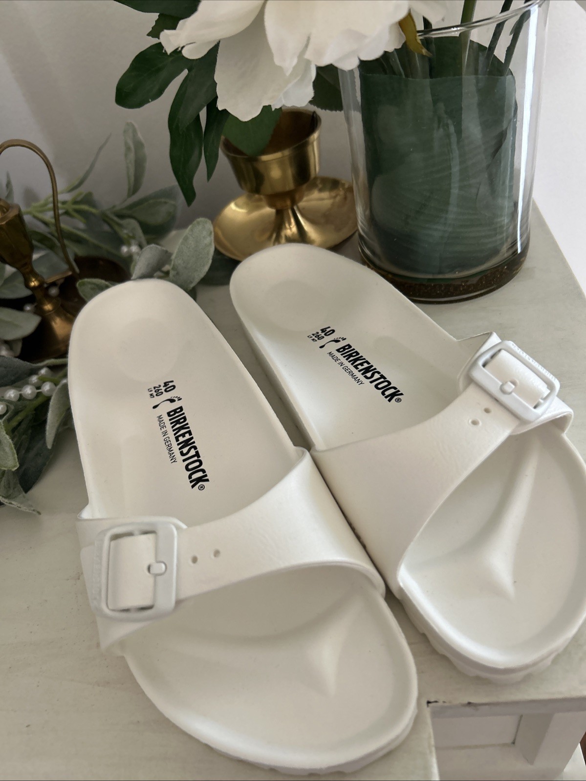 Birkenstock Madrid EVA BEACH Sandals Women’s SZ 40 Ladies Sz 9 Mens Sz 7 NEW