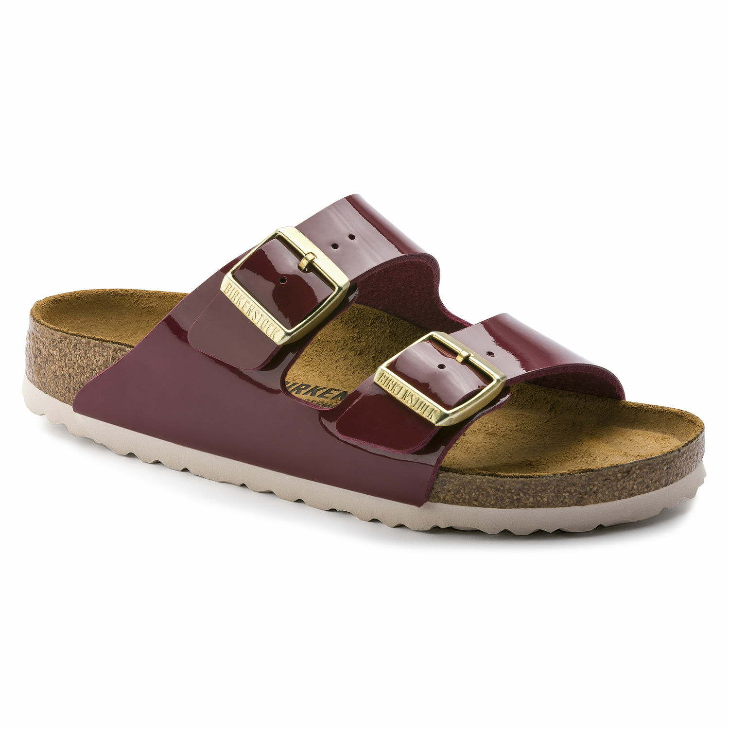 CLEARANCE Birkenstock Birko Flor ARIZONA Patent Bordeaux 35N & 36N BNIB