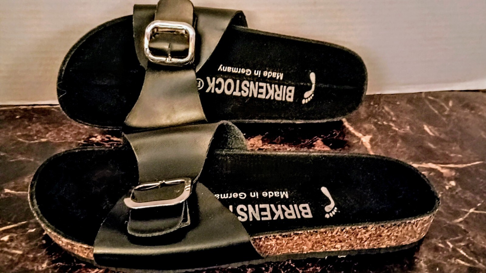 Birkenstock Unisex Black Madrid Premium Sandals, Sz Women 9,Men 7, Shoes