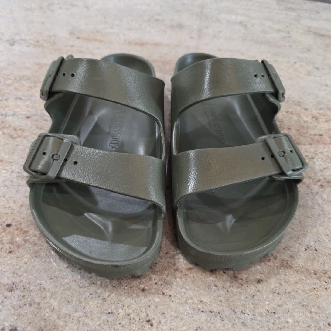 Birkenstock Arizona EVA Green Slide Sandals Adjustable Buckle Men’s US 8 EU 41