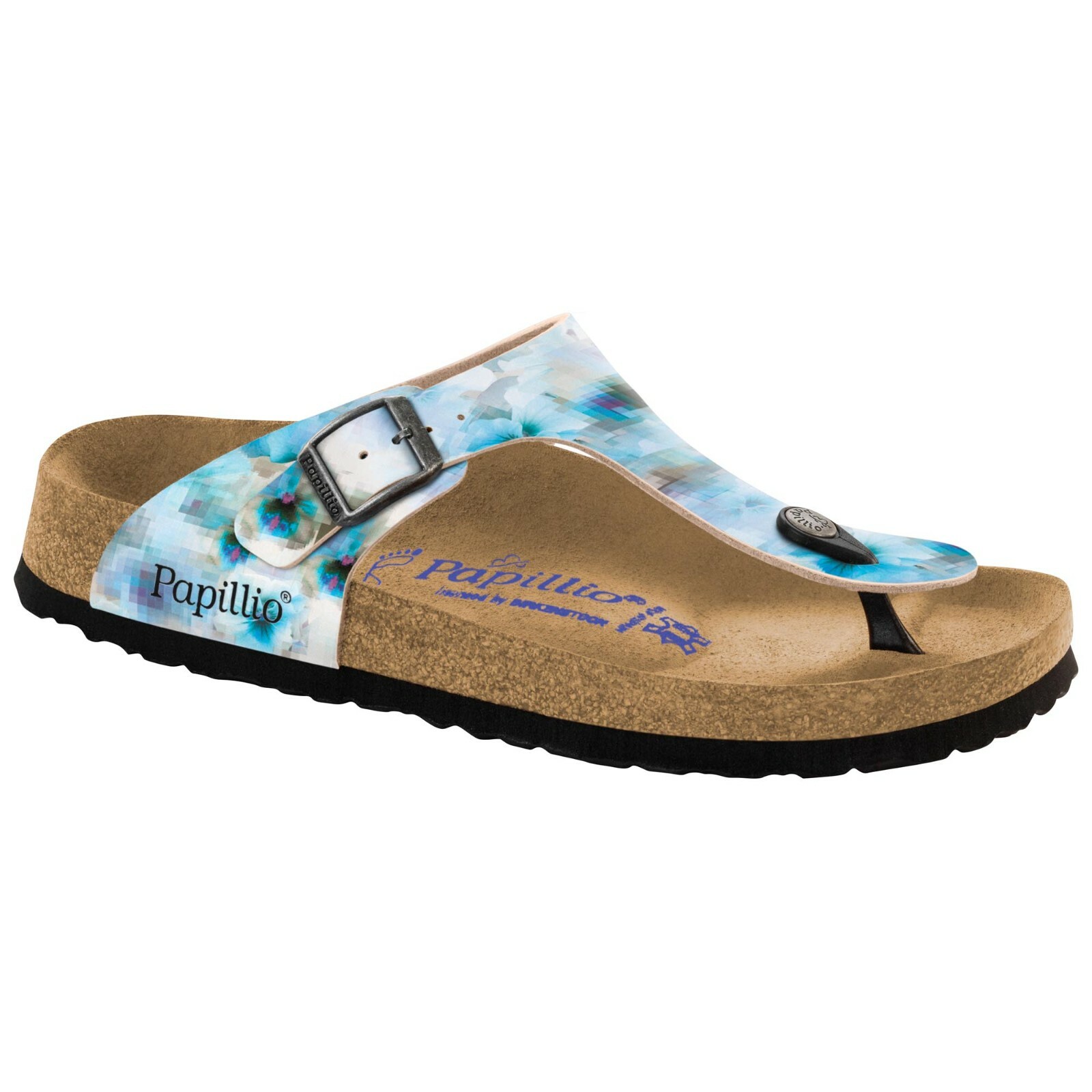 Papillio Birko Flor GIZEH Pixel Blue 35 36 SOFT FOOTBED BNIB 1005926 ***RARE***
