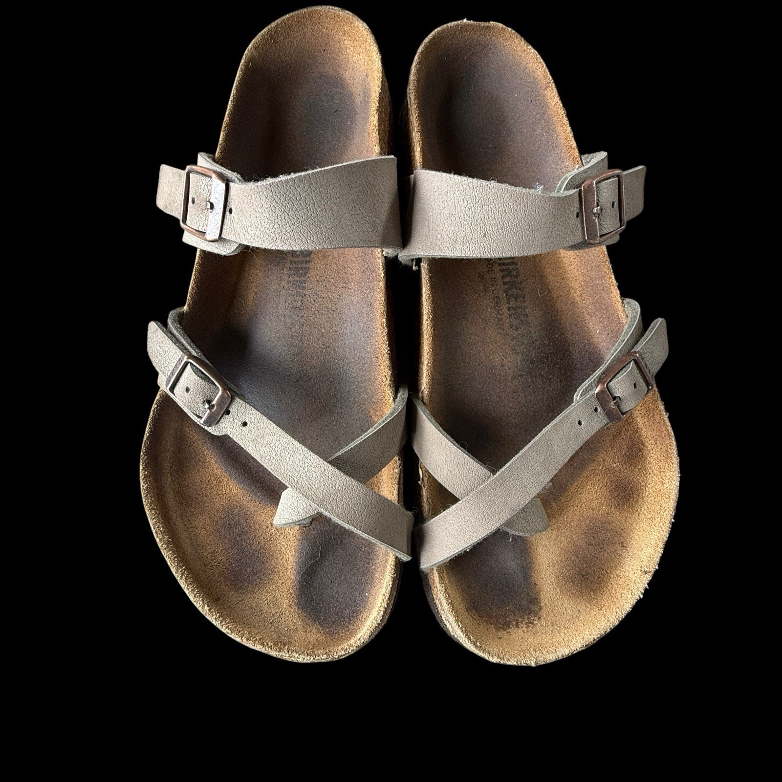 Birkenstock Mayari Birkibuc Sandal Stone Women’s Size 40, US 9.5
