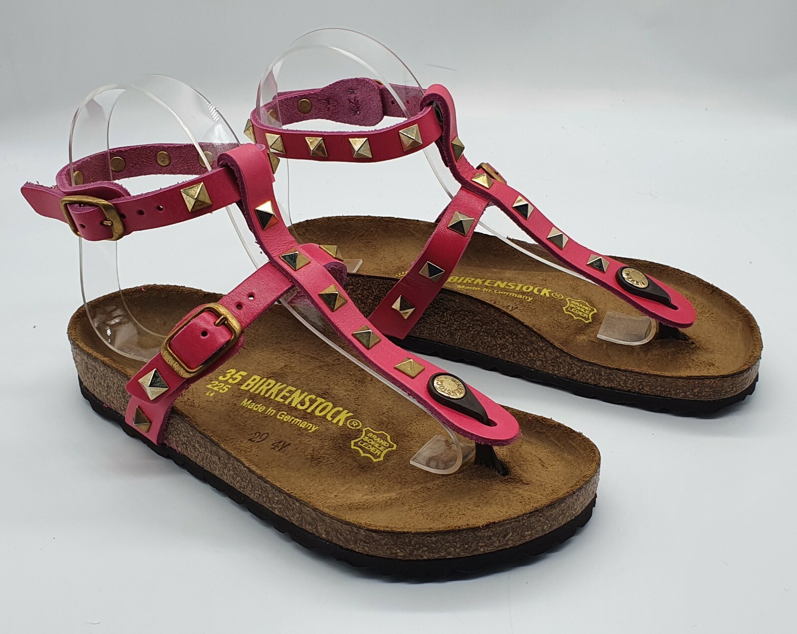 Birkenstock Leather MARILLIA STUDDED Fuchsia 35 BNIB 947781 ***RARE*** #776