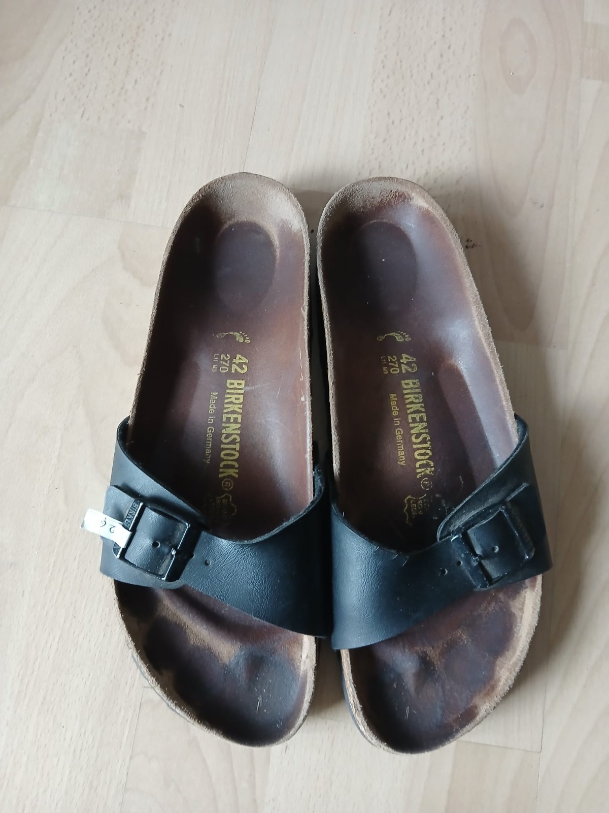 Birkenstock used worn a lot ladies shoe Birko size 42 mule signs of use