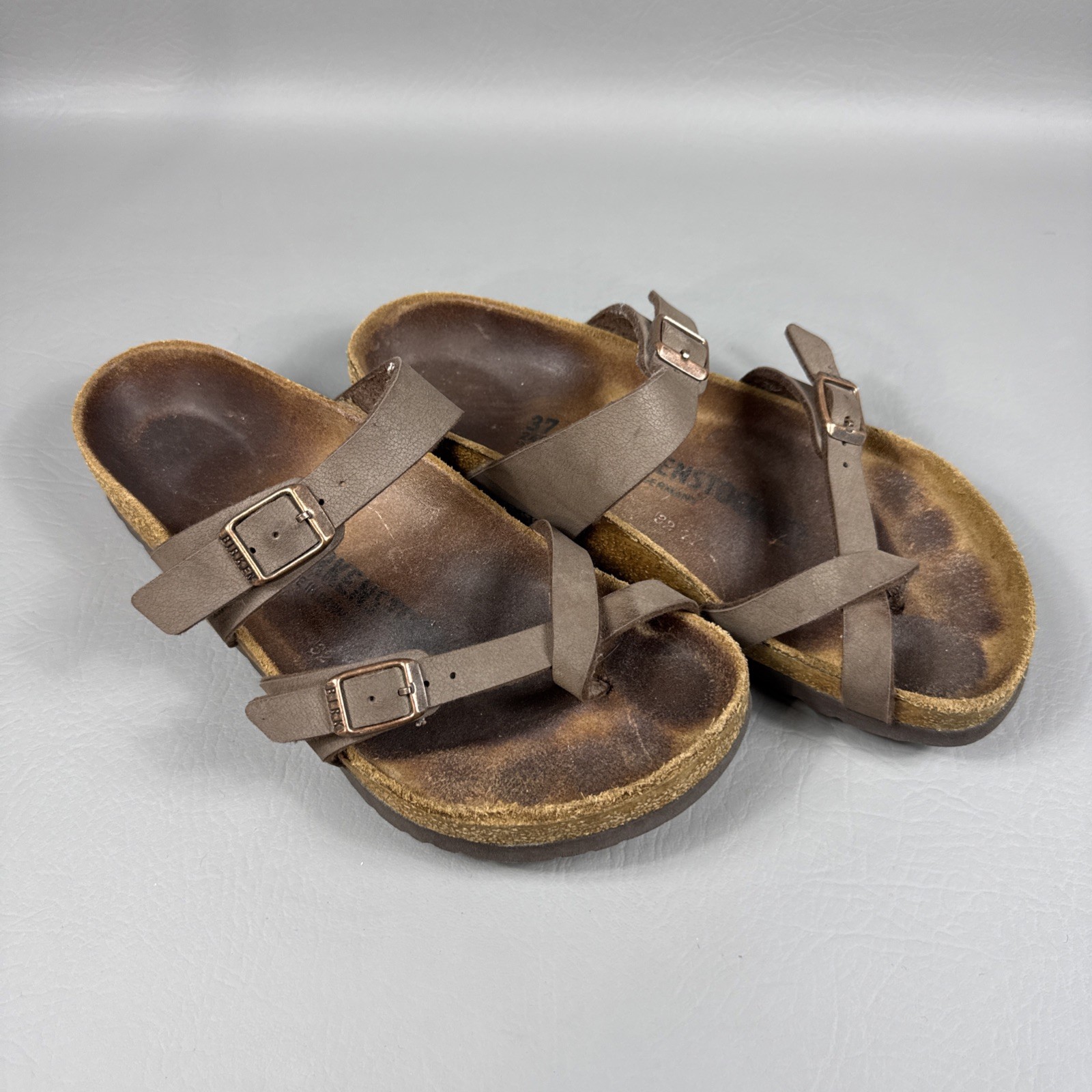 Birkenstock Mayari Women’s Size 6 US 37 EU Mocha Birko-Flor Sandals BROWN Boho